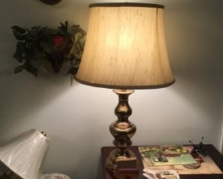 End table with lamp - living room 