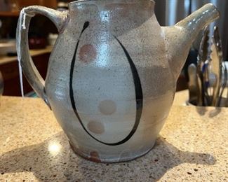 Studio art pottery teapot