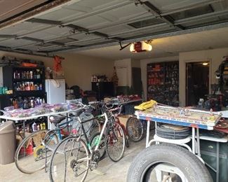 very full garage