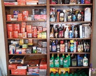 auto supply, oil, cleaners, filters, etc