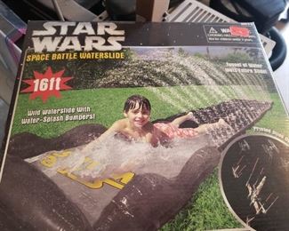 Star Wars waterslide, new in box