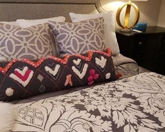 pillows and linens