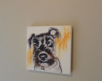 Small Dog Canvas