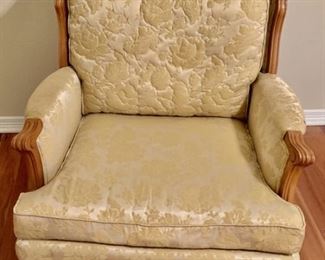 Vintage 1930's French Bergère Style Chair