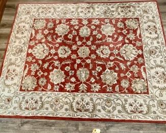 Safavieh 100% Wool Red & Beige Oriental Area Rug