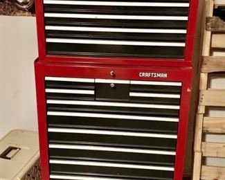 Craftsman Stand Up Tool Box on Wheels 22 Drawers
