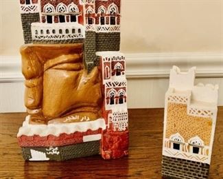 Ceramic Replicas of Yemeni Head of State House