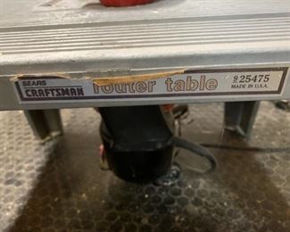 Craftsman Router in Table Set