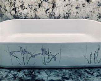Corning Ware Shadow Iris Handled Open Baking Dish