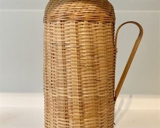 Wicker Coffee Thermos from France