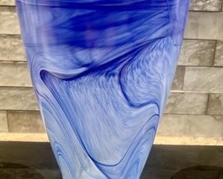 Large Blue Vase