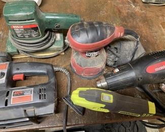 Sanders, Heat Gun and Skill Saw