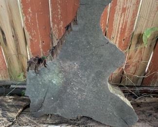 Piece or Cutout Ironwood Used as Garden Scultpure