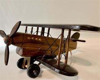 Model Wood Bi-Plane