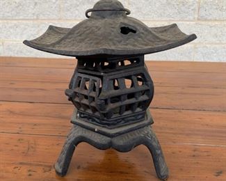 Outdoor Cast Iron Candle or Incense Burner