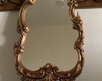 Ornate Gilt Gold Mirror