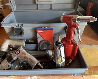 Air Tools and Tool Box