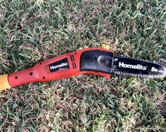 Tree Trimmer Chainsaw on Extended Pole