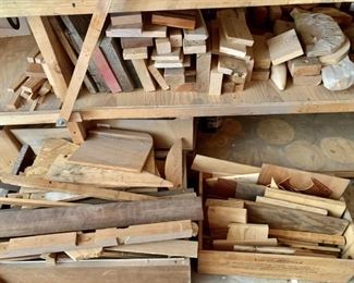 Large Lot of Scrap Wood for the Wood Worker