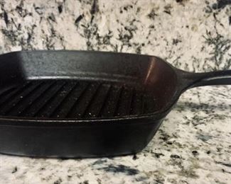 Square Cast Iron Grill Pan by Lodge, USA