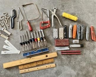 Large Assortment of Hand Tools, as pictured