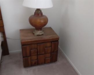 Mid Century bedroom end tables (2)