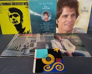 (6) Vinyl: 5-BJ Thomas Albums & 1-Steve Dorff '45
