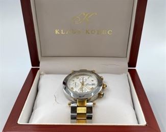 Klaus Kobec Couture Sport Watch Model KKG1913
Stainless Steel