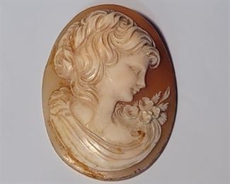 Cameo: Loose Shell Total Weight 10.87 grams