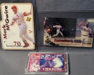 (3) Mark McGwire Baseball Cards