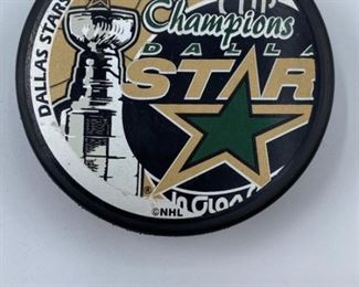 1999 Dallas Stars NHL Stanley Cup Champions Puck