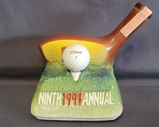 Golf Club & Ball 750ML Decanter Trophy #7/1000
Presented in 1994 with 4-Year-Old Kentucky Straight Bourbon Whiskey