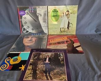 (6) Vinyl: 5-BJ Thomas Albums & 1-Stever Dorff '45