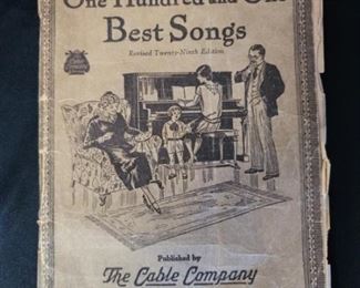 Antique Piano Sheet Music (1927): 101 Best Songs