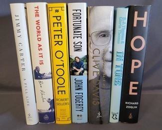 (7) Lot of Autobiographies, as pictured