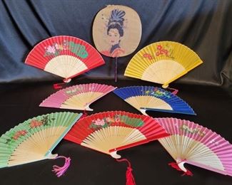 (8) Decorative Asian Fans