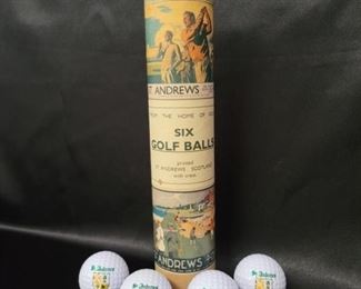 (6) Crested St Andrews Golf Course Golfballs,
Scotland From the Oldest Golf Club in the World