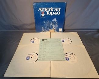 1980 American Top 40: 4- LP's with Cue Sheets