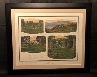 Olympic Club Lakeside Limited Edition Lithograph