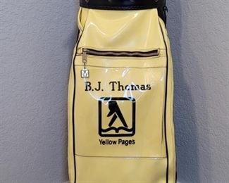 Monogrammed BJ Thomas Golf Bag - Yellow Pages Swag