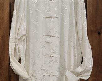 Traditional Chinese Long Sleeve Tang Shirt, Sz XXL