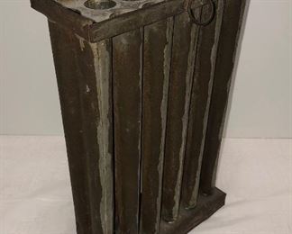 Tin 12 Hole Candle Mold