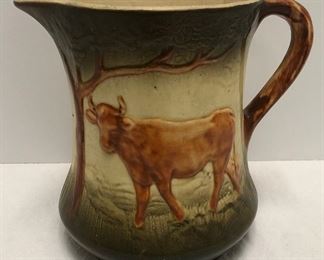 Early Roseville Pottery Cow Pitcher
