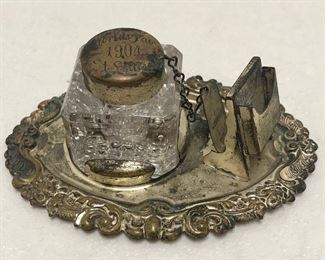 1904 St. Louis World's Fair Ink Well/Pen Holder