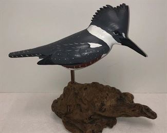 Charlie Moore Kingfisher Decoy