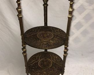 3 Tier Brass Claw Foot Stand