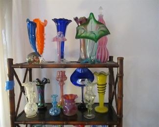 Collection Of Murano~Fenton Blown Glass