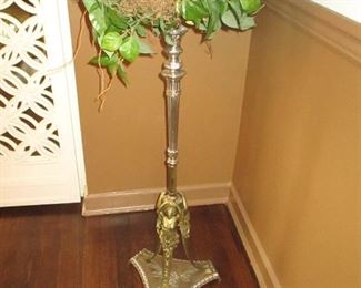 Lovely Silver Plate Plant Stand 