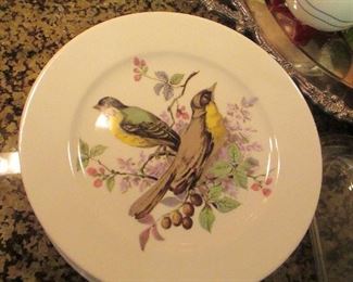 Kaiser W. Germany Porcelain Vogel Bird Plates 
