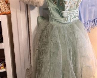 Vintage gown and purse